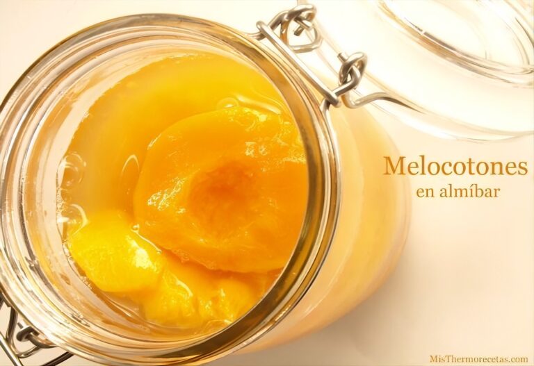 Melocotones en almíbar 1 Melocotones en almíbar