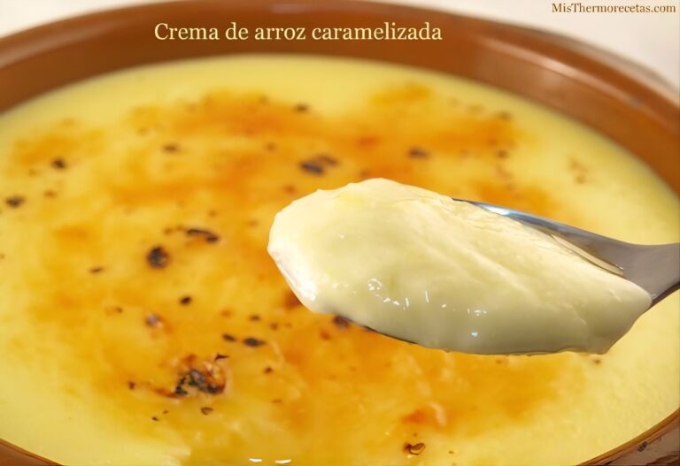 Crema de arroz caramelizada 11 Crema de arroz caramelizada