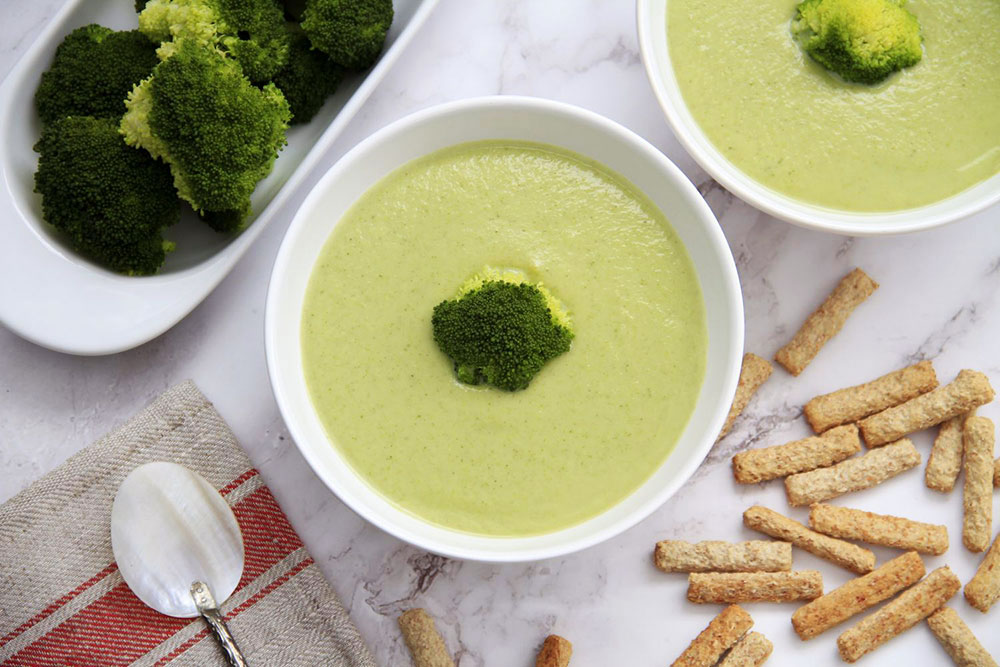 Crema ligera de brócoli