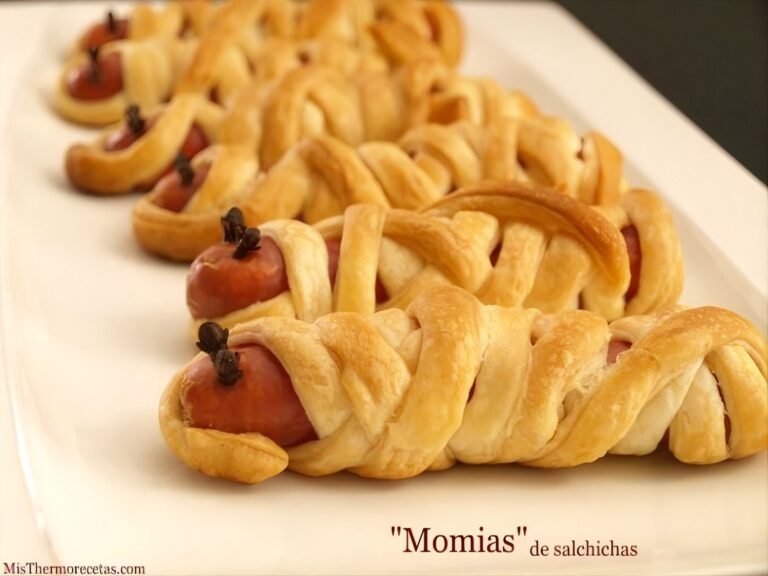 Halloween: "Momias" de salchichas 3 Halloween: “Momias” de salchichas