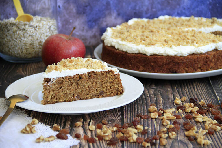 Tarta de calabaza y manzana con copos de avena 5 Tarta de calabaza y manzana con copos de avena