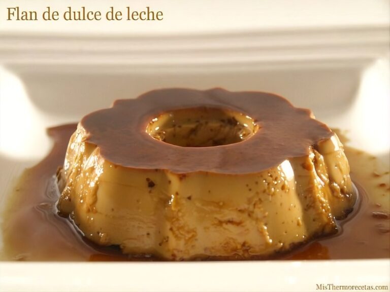 Flan de dulce de leche 11 Flan de dulce de leche