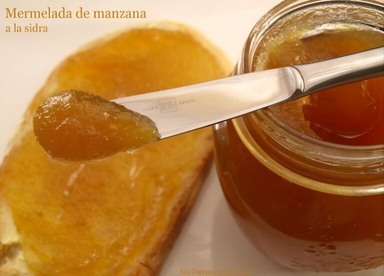 Mermelada de manzana a la sidra