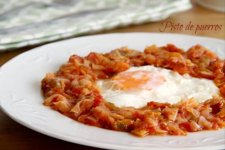 Pisto de puerros