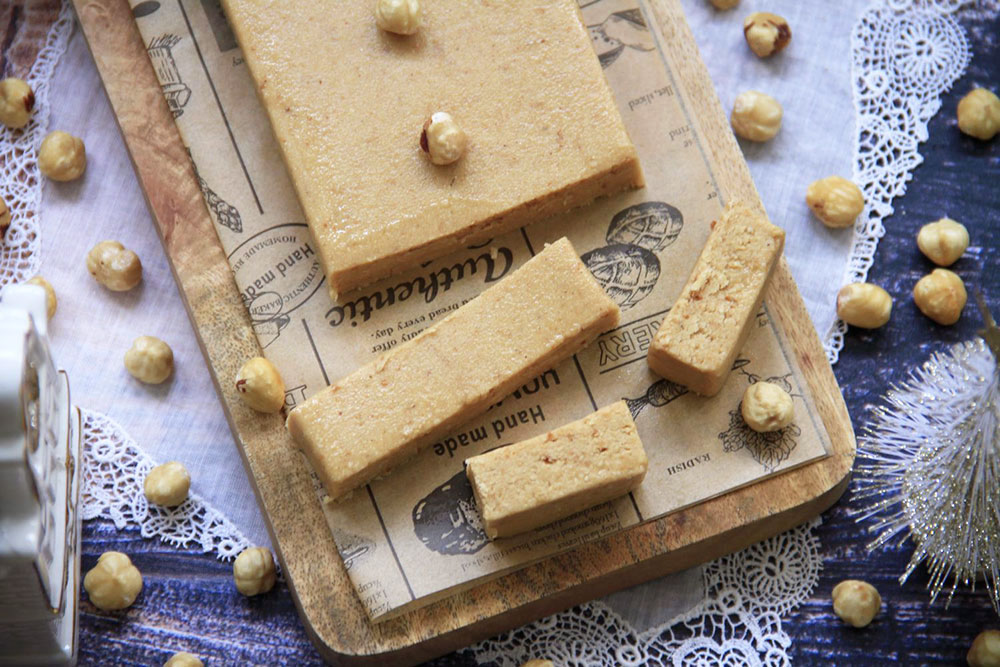 Turrón de avellanas