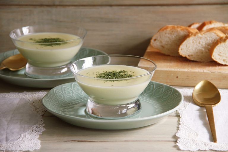 Vichyssoise (crema de puerro y patata)