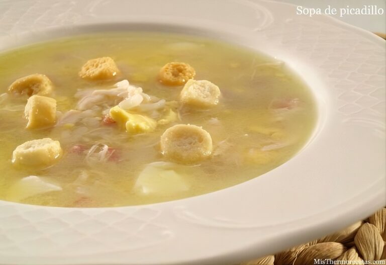 Sopa de picadillo 2 Sopa de picadillo