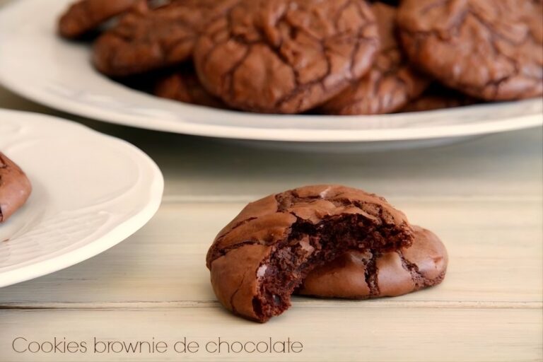 Cookies brownie de chocolate 11 Cookies brownie de chocolate