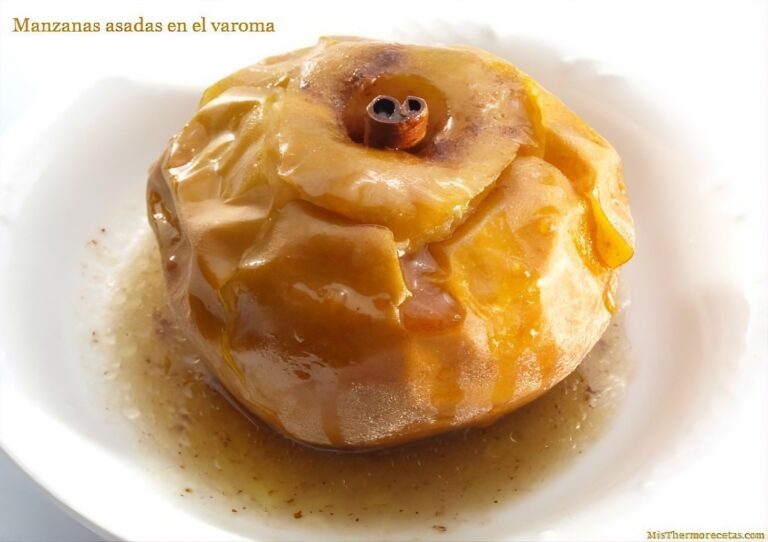 Manzanas asadas en el varoma