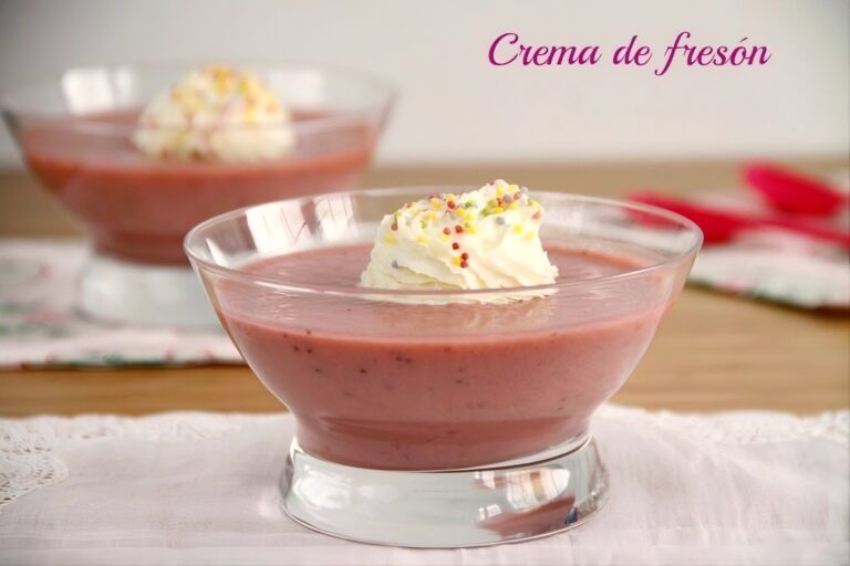 Crema de fresón 7 Crema de fresón