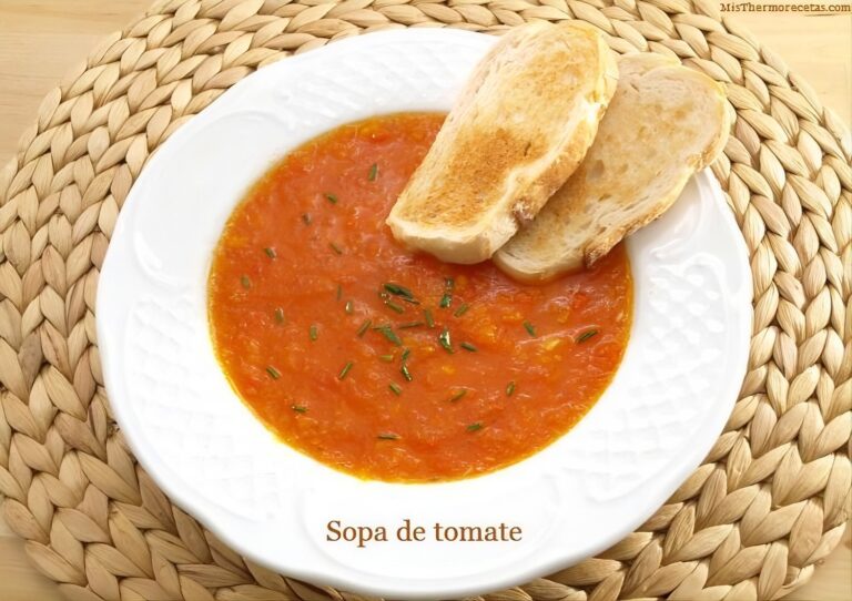 Sopa de tomate 2 Sopa de tomate