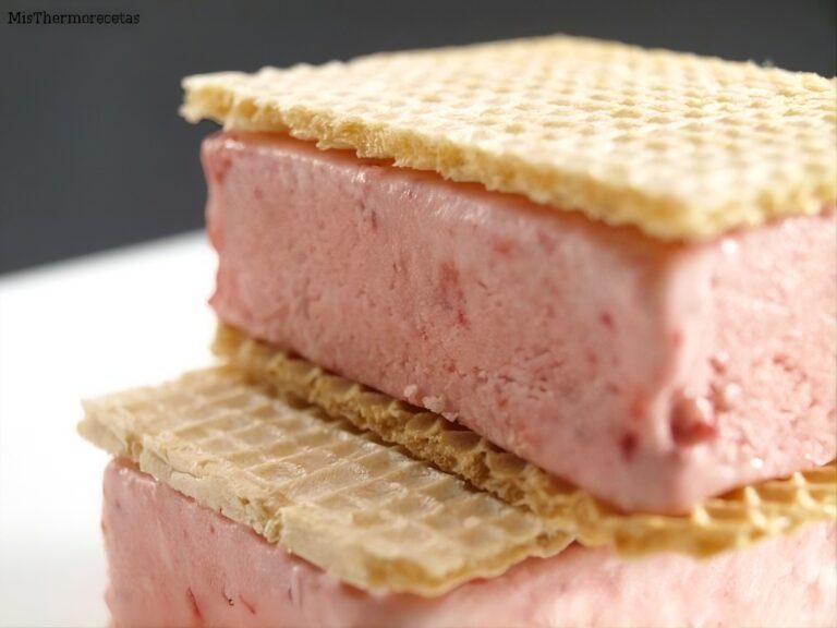 Helado de fresas 5 Helado de fresas