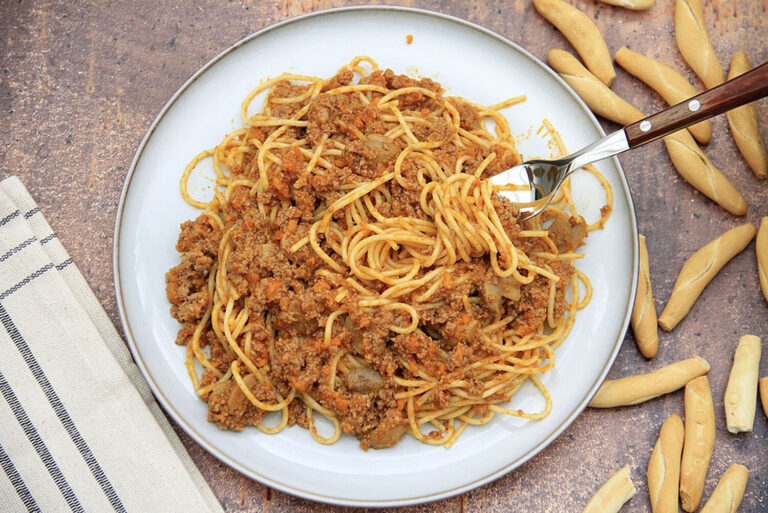 Espaguetis con carne y tomate 4 Espaguetis con carne y tomate