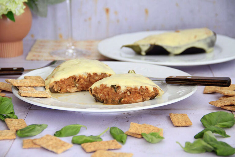 Berenjenas rellenas de atún 8 Berenjenas rellenas de atún