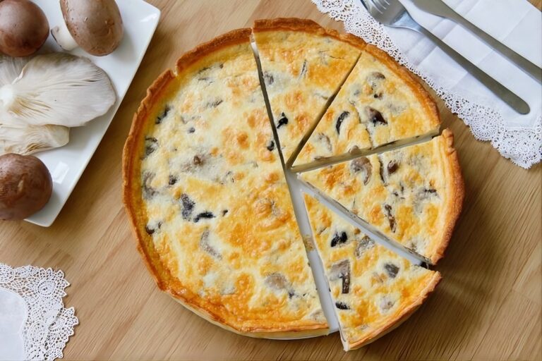 Quiche de setas de temporada 13 Quiche de setas de temporada