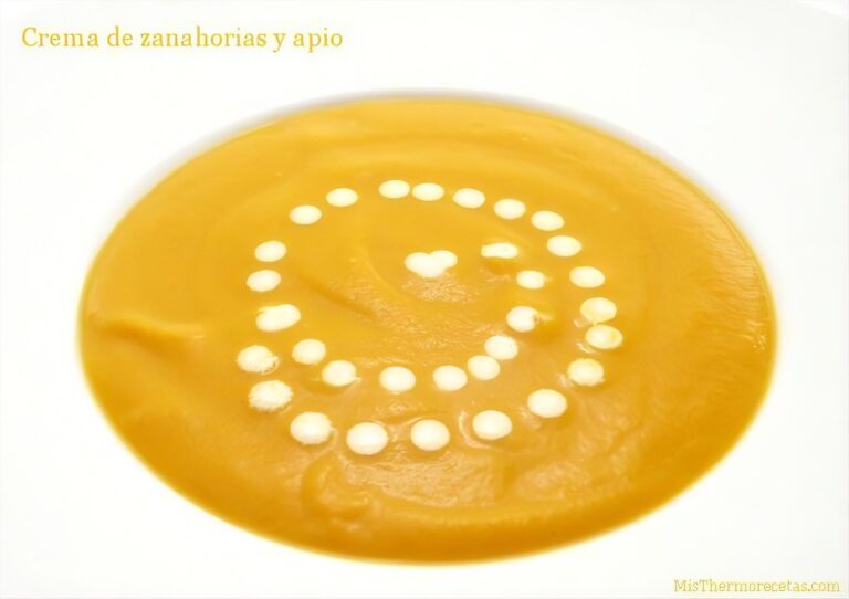 Crema de zanahorias y apio 11 Crema de zanahorias y apio