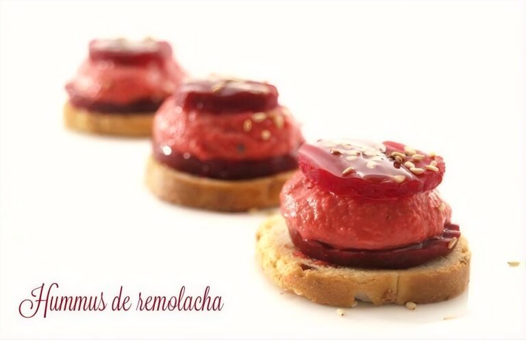 Hummus de remolacha