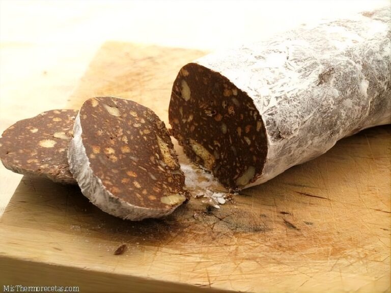 Salchichón de chocolate