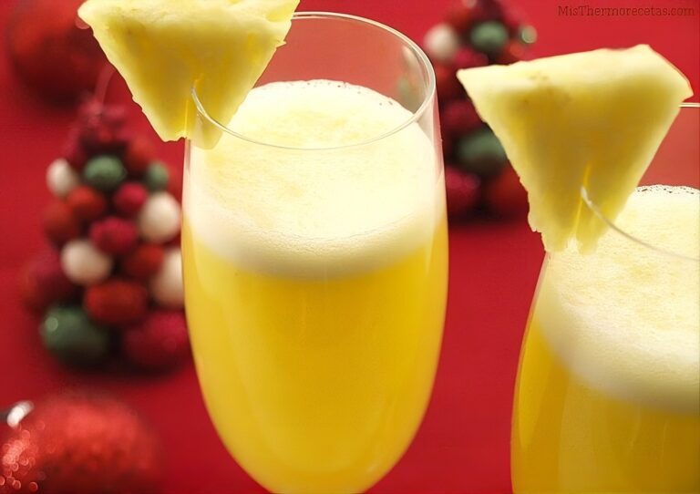 Zumo de piña natural
