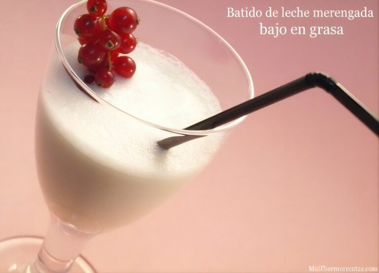 Batido de leche merengada bajo en grasa 8 Batido de leche merengada bajo en grasa