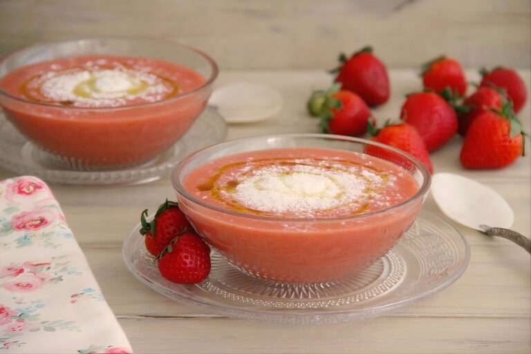 Gazpacho de fresas con queso de cabra 7 Gazpacho de fresas con queso de cabra