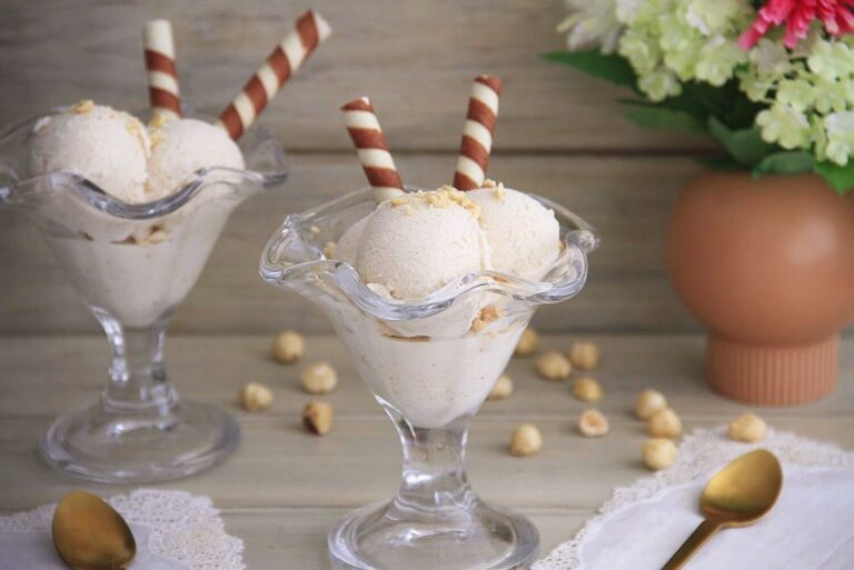 Helado de leche merengada con avellanas 16 Helado de leche merengada con avellanas