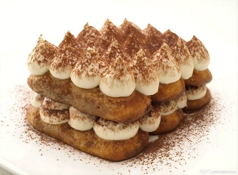 Tiramisú con leche condensada