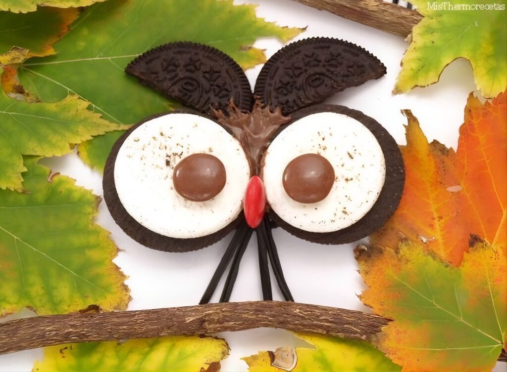 Halloween: Búhos de galletas Oreo