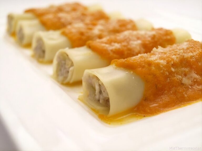 Canelones de verduras y mascarpone 6 Canelones de verduras y mascarpone