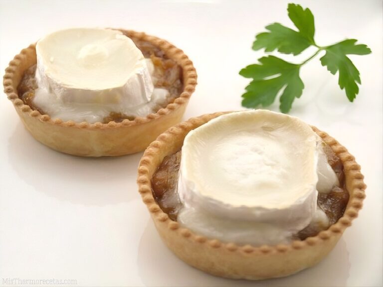 Tartaletas de cebolla caramelizada con queso de cabra 3 Tartaletas de cebolla caramelizada con queso de cabra