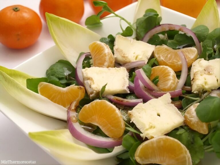 Ensalada de berros y mandarina