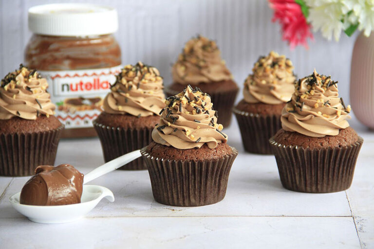 Cupcakes de Nutella 8 Cupcakes de Nutella