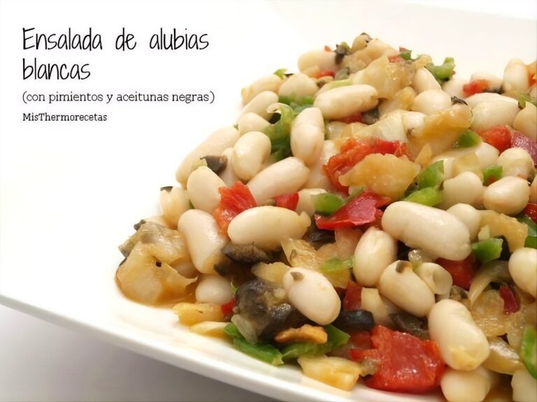 Ensalada de alubias blancas