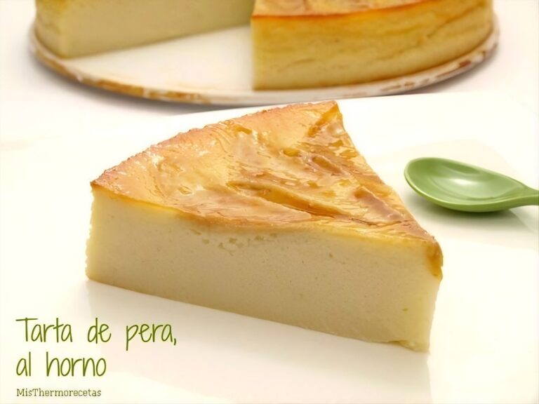 Tarta de pera, al horno 1 Tarta de pera, al horno