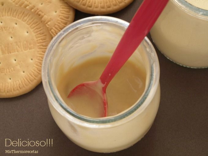 Yogur de galletas María - MisThermorecetas.com Yogur de galletas María