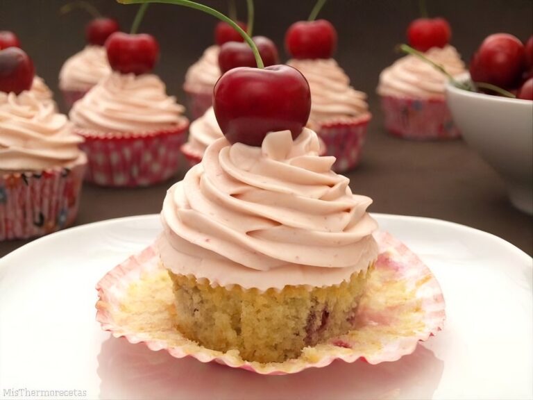 Cupcakes de cerezas