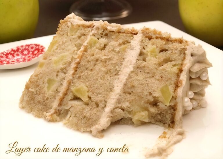 Layer cake de manzana y canela 3 Layer cake de manzana y canela