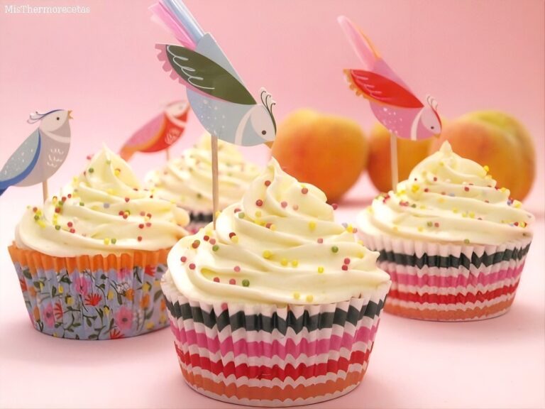 Cupcakes de melocotón 11 Cupcakes de melocotón