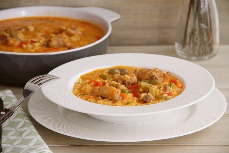 Arroz con costillas de cerdo