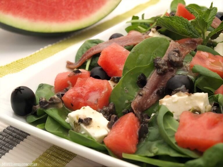 Ensalada griega con sandía