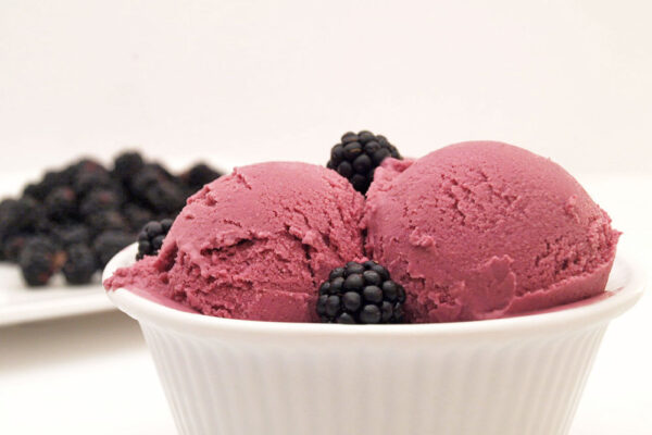 Helado de moras