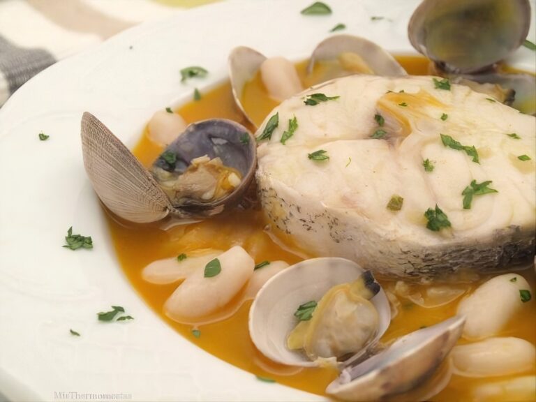 Merluza con pochas y almejas 4 Merluza con pochas y almejas