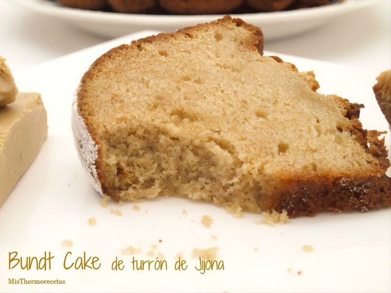 Bundt Cake de turrón de Jijona