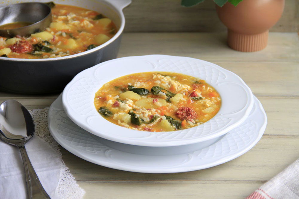 Sopa a la riojana