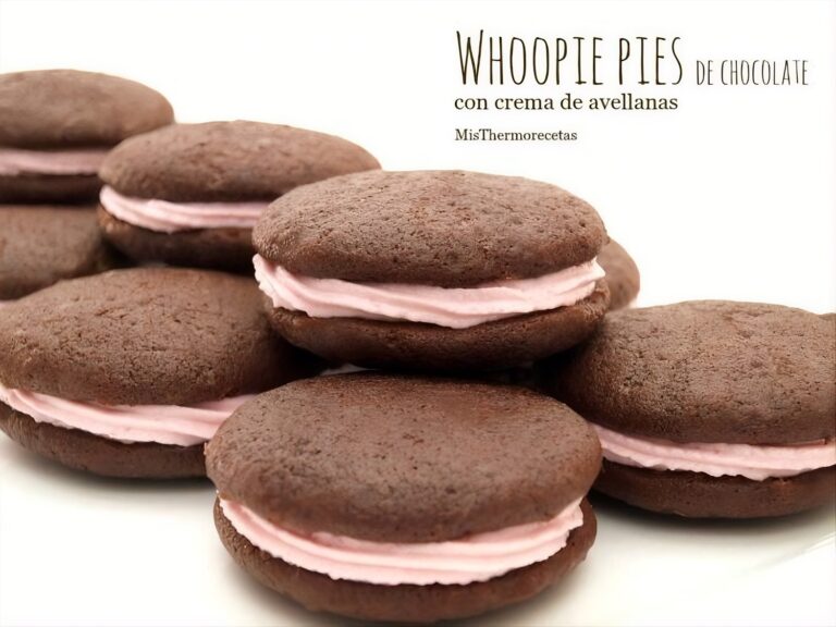 Whoopie pies de chocolate con crema de avellanas 5 Whoopie pies de chocolate con crema de avellanas