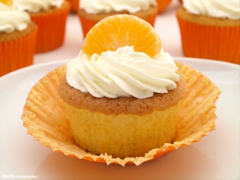 Cupcakes de mandarina 7 Cupcakes de mandarina