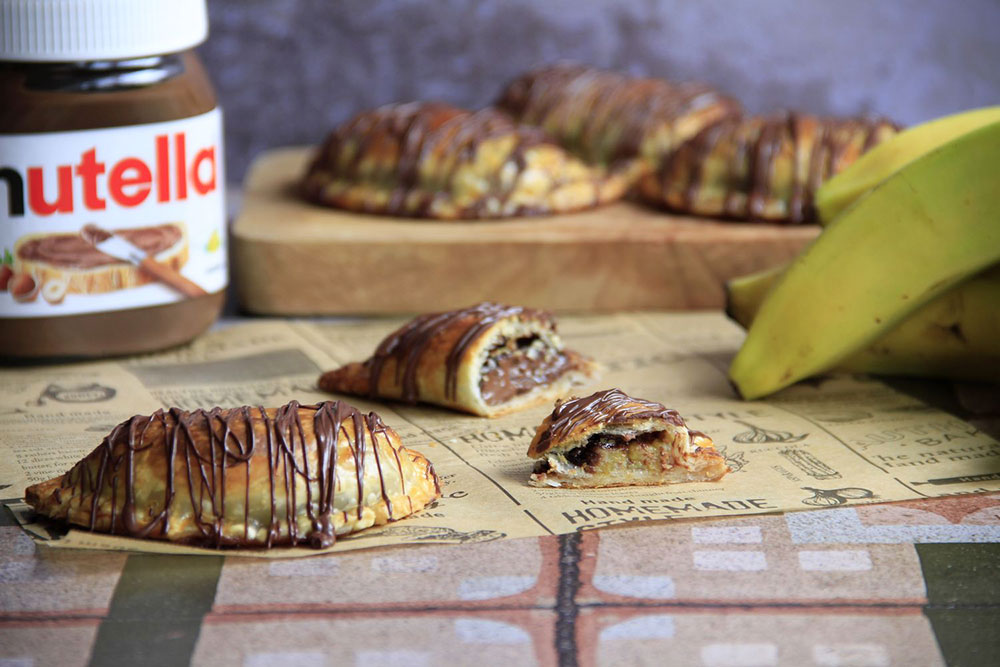 Empanadillas de plátano y chocolate