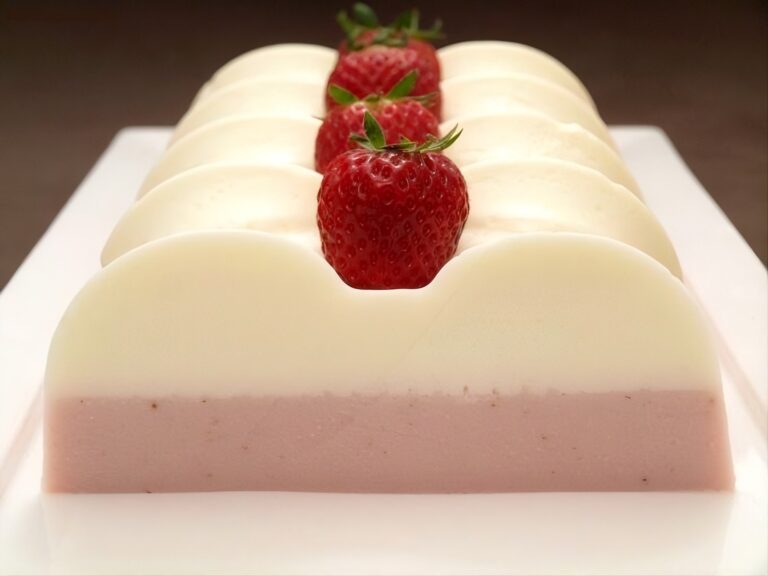 Flan de fresas con nata 6 Flan de fresas con nata