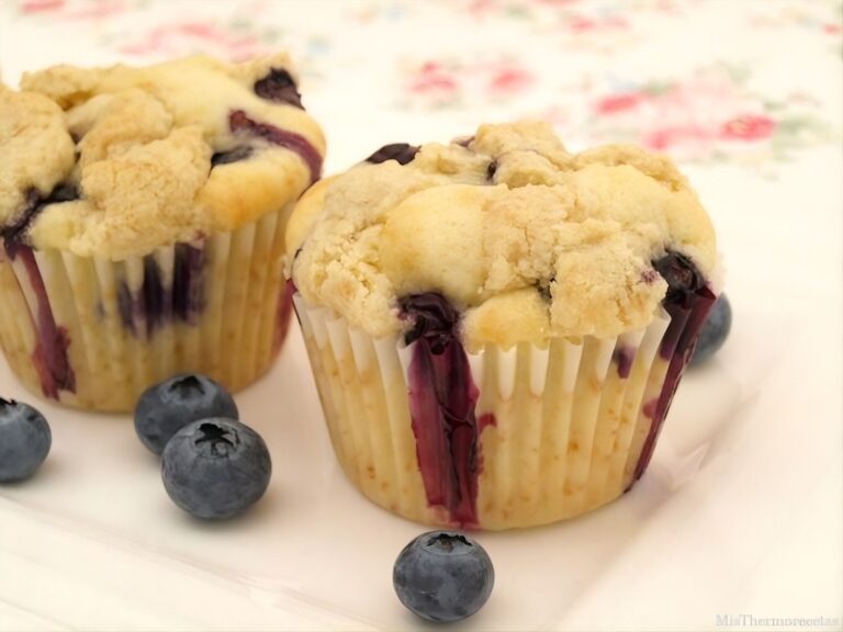 Muffins de arándanos 2 Muffins de arándanos