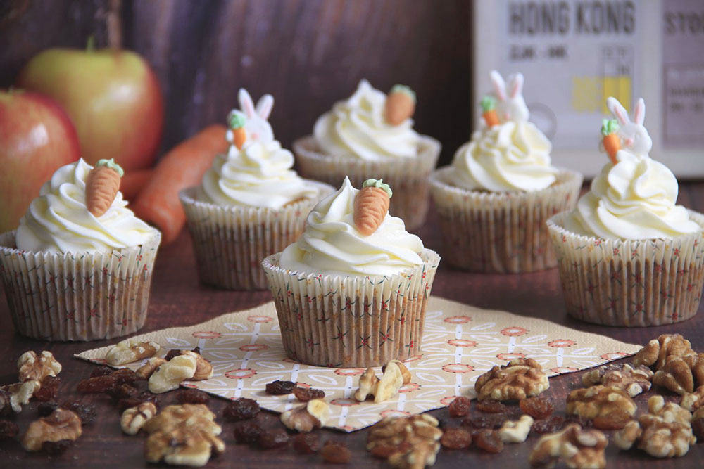 Cupcakes "Tarta de zanahoria"